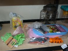 *Garden Accessories Including Weed Killer, Bird Fe