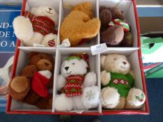 *Plush Ornaments 6pk