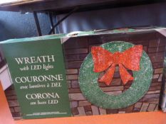 *LED Christmas Wreath