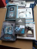 *Two Shaving Brush Gift Sets, Adidas Eau De Toilet