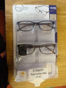 *FGX Ladies +2.50 Reading Glasses 2pk