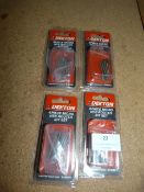 *Four Dekton 6pc Micro HSS Router Bit Sets