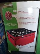 *Three Tray Christmas Ornament Storage bag