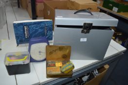 Home Office File Box and Contents; Stationery Item