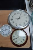 Three Wall Clocks
