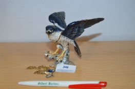 Arona Enameled Falcon Trinket Box plus Chick Neckl
