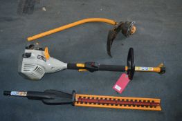 Ryobi Expand-It Petrol Hedge Trimmer with Extra Attachments