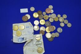 Assorted UK and Foreign Coinage, Tokens, etc.