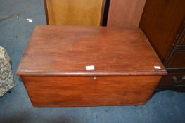 Small Victorian Pine Blanket Box