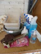 *Quantity of Assorted Cleaning Products