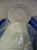 *Box of 50 White Royal Doulton Plates 8.5