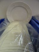 *Box of 50 White Royal Doulton Plates 8.5