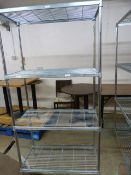 *Section of Four Tier Racking