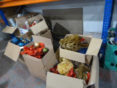 *Quantity of Christmas Decorations Including Fairy Lights, Baubles, Fir Cones, etc.