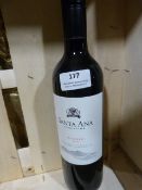 *Two 75cl Bottles of Santa Ana Malbec 2015