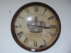 *Antique Style Wall Clock ~61cm wide