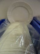 *Box of 50 White Royal Doulton Plates 8.5