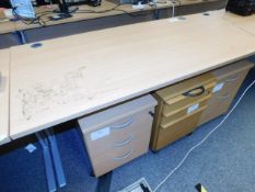 *Office Desk 1600x80 light pine style