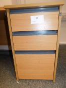 *3 Drawer Full Height Pedastal