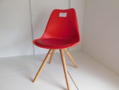 *Charles Ray Eames Inspired I-DSW Chair with Pyramid Legs