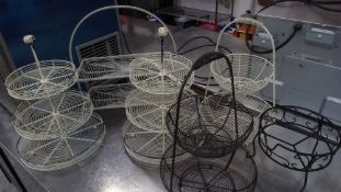 * selection of 6 wire baskets