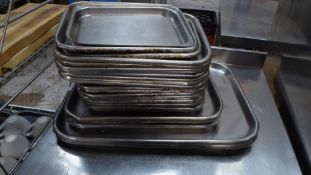 * 25 x baking trays - various sizes