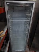 * Blizzard upright glass fronted fridge. 600w x 600d x 1900h