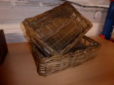 * 2 x medium wicker baskets