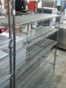 * 6 shelf wire racking. 1500w x 450d x 1880h