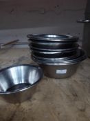 * 10 x S/S bowls - small