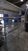 * 6 tier wire rack. 1520w x 450d x 1900h