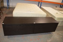 Black Ash Effect Low Profile Storage Unit