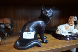 Carved Figure of a Cat