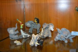 Five Tuskers Elephant Figures