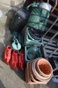 Garden Planters, Dustbin, and Watering Cans etc.
