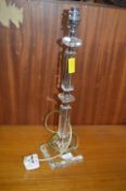 Glass Table Lamp Base