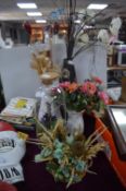 Artificial Flowers and Vases