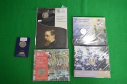 Five Royal Mint £2 Brilliant Uncirculated Coins