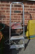 Folding Three Tread Aluminium Steps