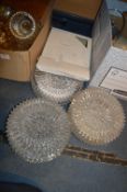 Three Vintage Glass Light Shades