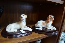 Two Castagna Italian Dog Figures