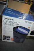 *Royal Heavy Duty Cross-Cut Shredder