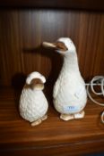 Pair of Ornamental Duck Figures
