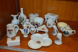 Seventeen Pieces of Crested Ware