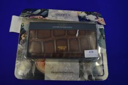 *Osprey London Brown Leather Matinee Purse