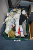 Clown Dolls Including Charlie Chaplin