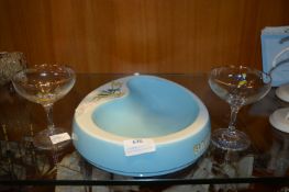 Babycham Vintage Melamine Ashtray and Two Glasses