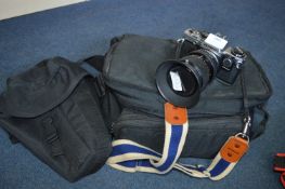 Olympus OM10 Film Camera plus Carry Case