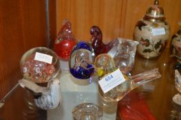 Glass Paperweights etc.