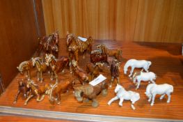 Horse Figures Including Wade etc.